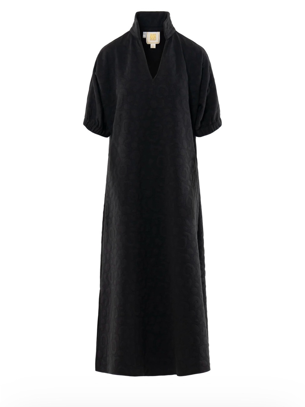Emily McCarthy Poppy Maxi-Black “Leopard” Sz Small-LIKE NEW! Worn fashion show.